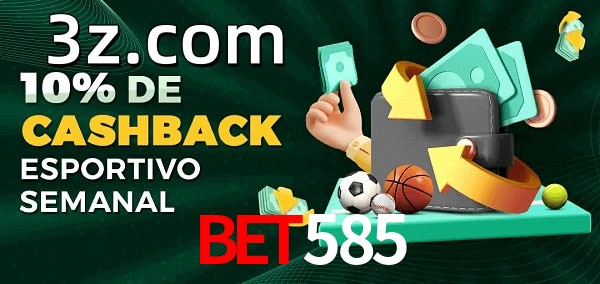 10% de bônus de cashback na BET585